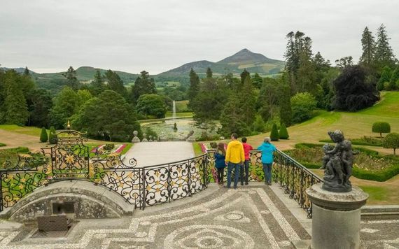 Powerscourt House and Gardens in Co. Wicklow. IRELAND'S CONTENT POOL